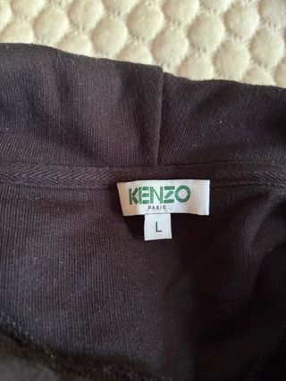 Sudadera Kenzo con capucha negra talla