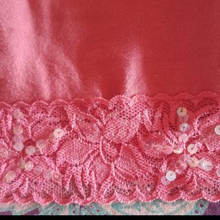 Camiseta tirantes mujer encaje y lentejuelas M.