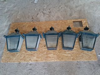 Faroles de Exterior Azules (Set de 5)