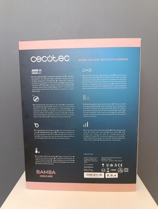 Cecotec Secador de Pelo Bamba Ionicare