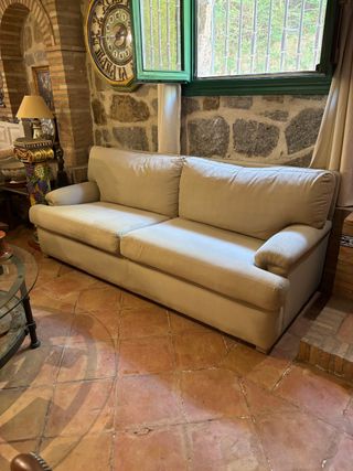 Sofá 4 plazas 210 cm muy amplio y función cama