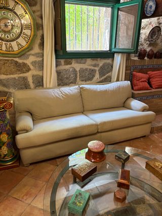 Sofá 4 plazas 210 cm muy amplio y función cama