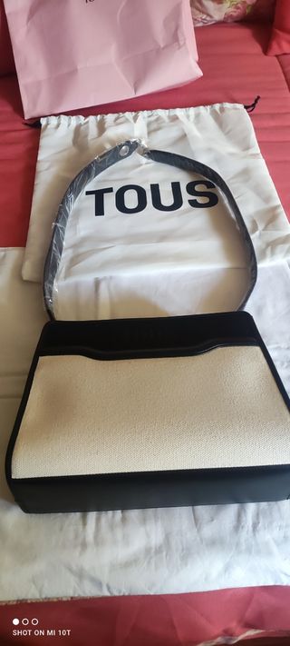 Bolso Tous Beige y Negro Nuevo