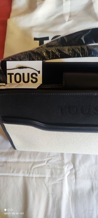 Bolso Tous Beige y Negro Nuevo