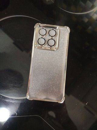 Funda Xiaomi 14T Pro Glitter Transparente