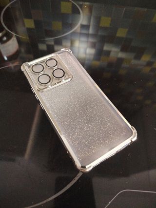 Funda Xiaomi 14T Pro Glitter Transparente