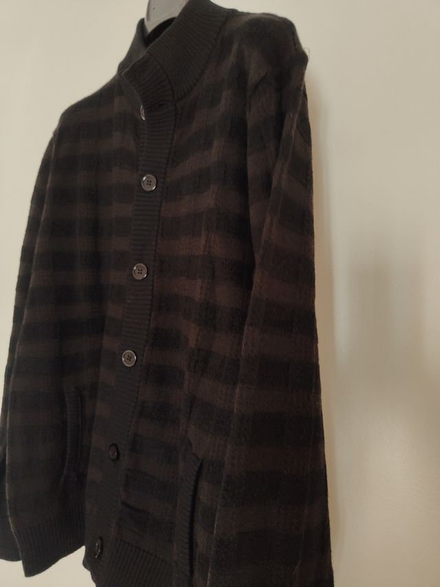 Cardigan Armani Collezioni Marrone Bottoni