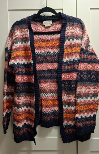 Chaqueta BSK Knitwear Étnica Multicolor Talla L