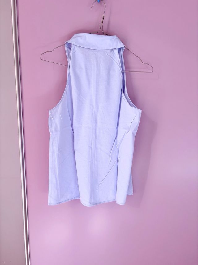 Blusa halter Massimo Dutti con zip