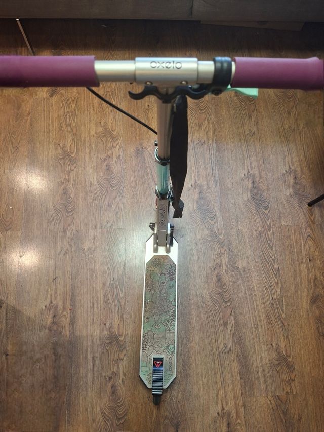 Patinete Oxelo MID5 Gris Menta