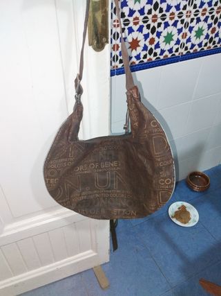 Bolso Benetton auténtico vintage marrón