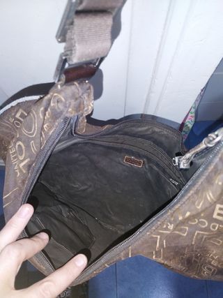 Bolso Benetton auténtico vintage marrón