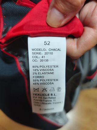 Traje de hombre azul