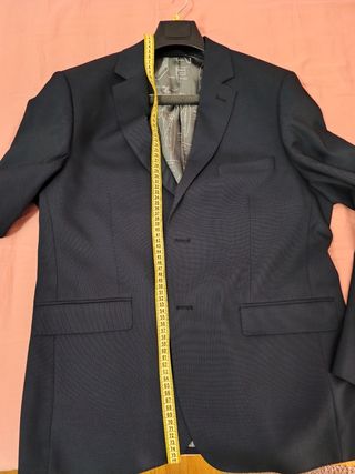Traje de hombre azul