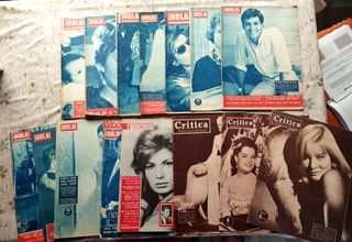LOTE 15 REVISTAS ANTIGUAS DE CINE CRITICA Y HOLA