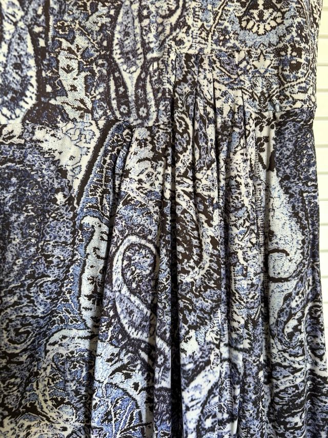 Vestido largo estampado Mango