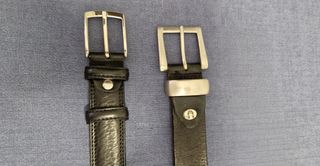 N. 2 Cinture nere in pelle