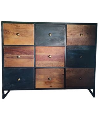 Cómoda Vintage Madera y Metal