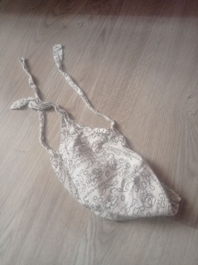 Gorro cocina blanco estampado