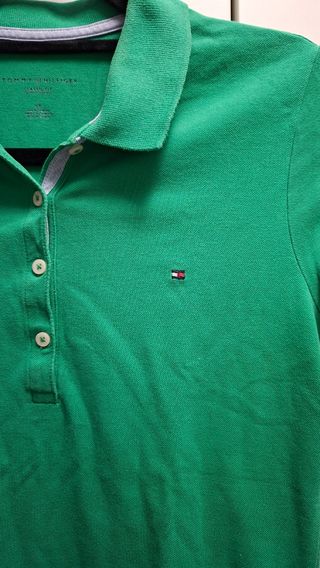 Polo Tommy Hilfiger Verde Talla S