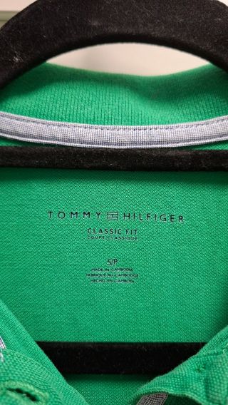 Polo Tommy Hilfiger Verde Talla S