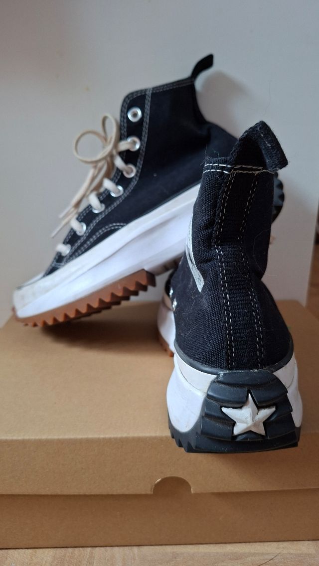 Converse Run Star Hike Negras Talla 38.5
