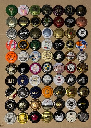 lote de 70 chapas de cava
