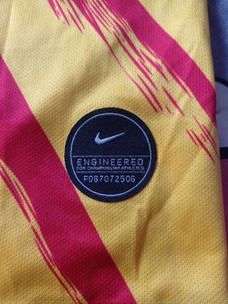 Camiseta FCB Barcelona Messi Nike Amarilla
