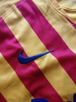 Camiseta FCB Barcelona Messi Nike Amarilla