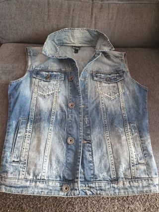 Chaleco Vaquero Benetton Jeans - Hombre - Talla M