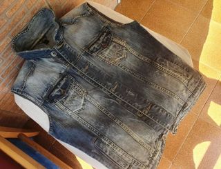 Chaleco Vaquero Benetton Jeans - Hombre - Talla M