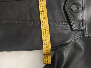 Cazadora Cuero Levi's Negra Mujer