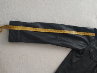 Cazadora Cuero Levi's Negra Mujer