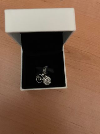 Anillo + charm Pandora Plata