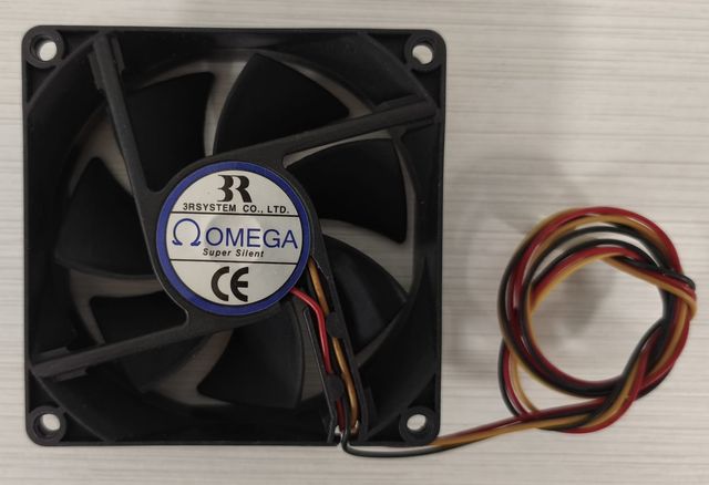 Pack 2 Ventiladores PC 80mm 3 Pines 12V