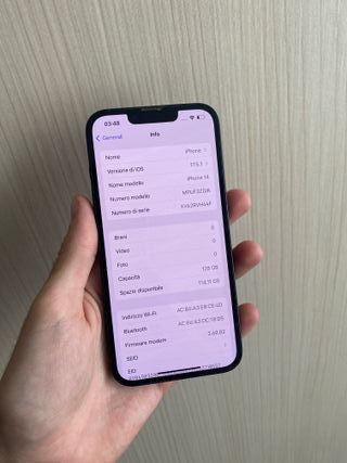 IPHONE 14 VETRO POSTERIORE ROTTO