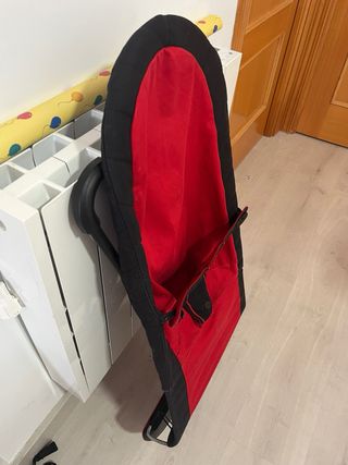 Hamaca BabyBjorn Balance Soft Negra/Roja