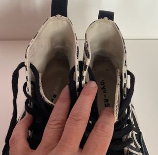 Converse plataforma talla 38