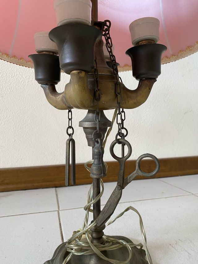 Lampada da tavolo antica vintage