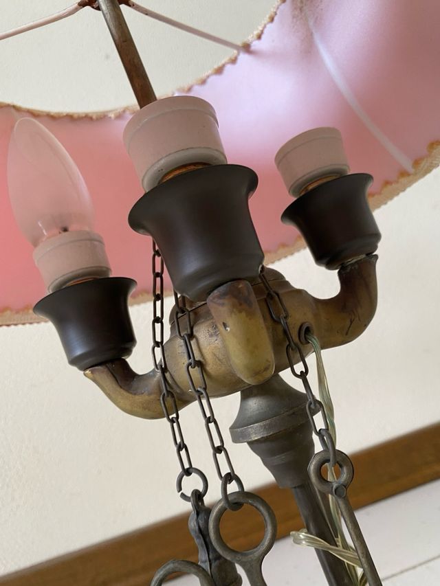 Lampada da tavolo antica vintage