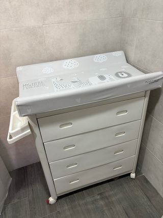 Cambiador bebé Plastimyr con bañera