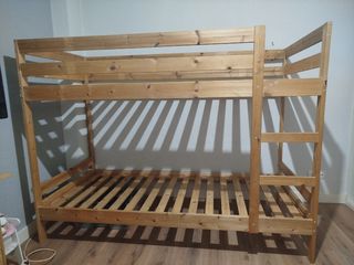 Litera de madera