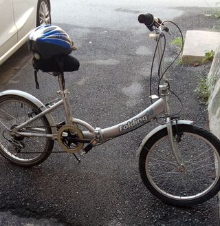 Bici Plegable Folding 08 + Casco