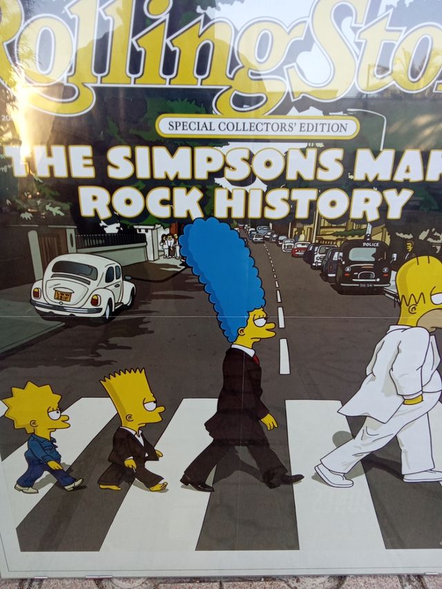 Lámina Rolling Stone Simpsons
