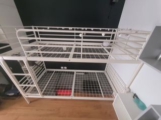 Beliche metálico branco ikea modelo svarta