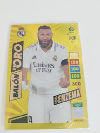 Cromo Balón de Oro Benzema 2022-2023