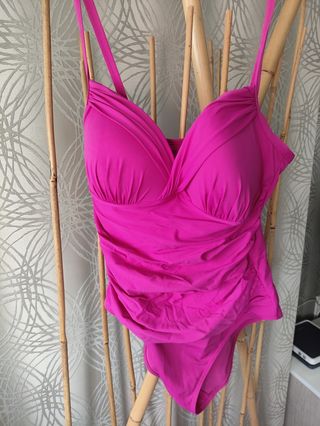 Bañador rosa mujer talla XxL