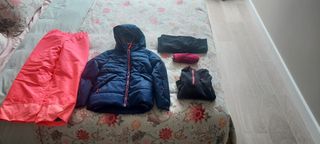 Conjunto Ropa Esquí Niña Wedze talla 6 años.