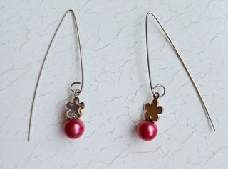 NUEVO - Pendientes artesanales flor
