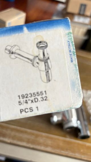 Sifón TEA Cromado para Lavabo